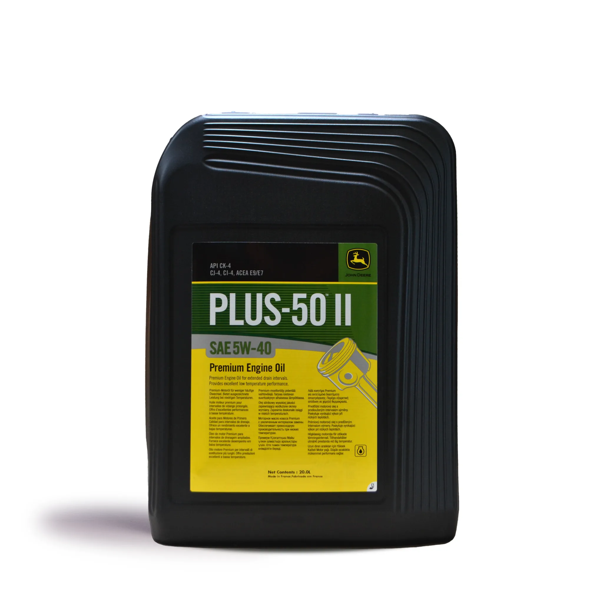 John Deere Motoröl Plus-50 II 5W-40 - 20 L